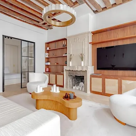 Apartment Stylish Rue Des Rosiers Gem Brand New 2-bedr